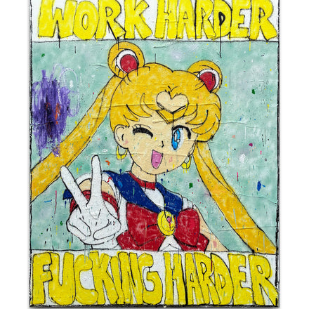 SAILOR MOON WORK - Original artwork on canvas