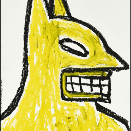 Batman black/yellow on paper. Original